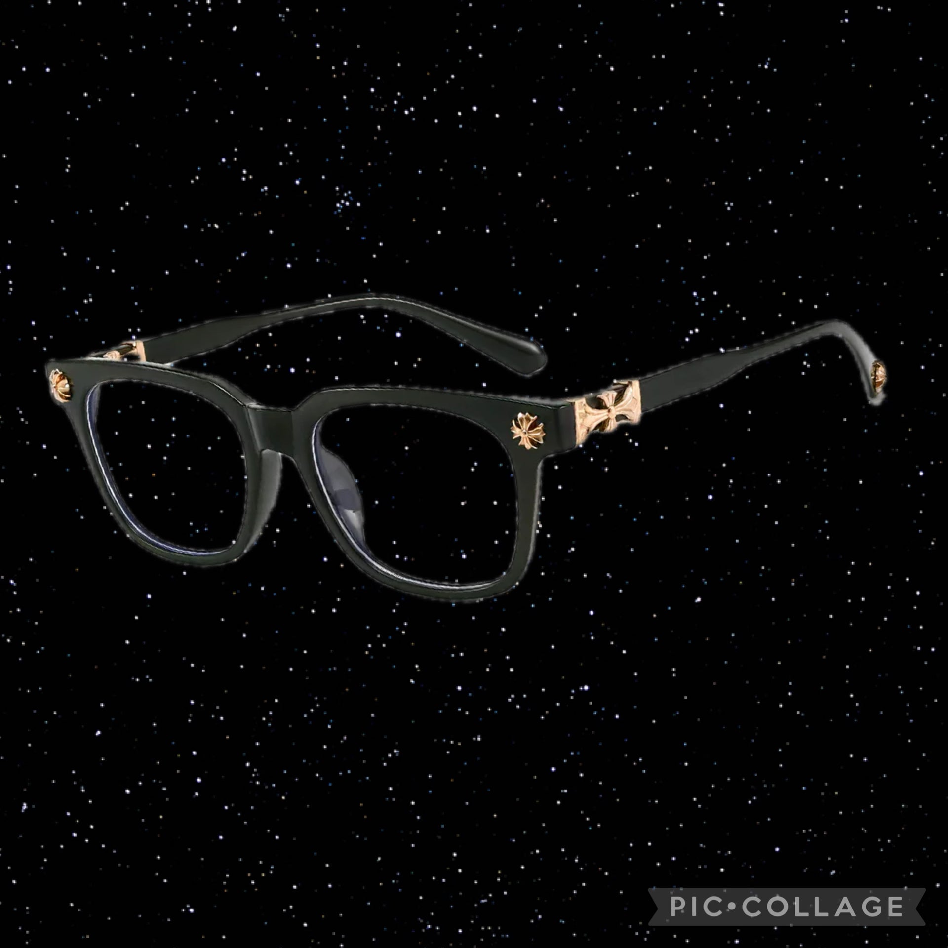 Chrome glasses